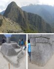 Peru Machu Picchu, Hausberge
                                Huchuypicchu und Huaynapicchu,
                                Sonnenstein und der Gigastein mit 32
                                Ecken