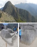 Peru Machu Picchu,
                                  Hausberge Huchuypicchu und
                                  Huaynapicchu, Sonnenstein und der
                                  Gigastein mit 32 Ecken