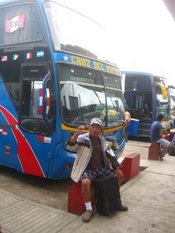 Bus de la empresa "Cruz del
                          Norte"
