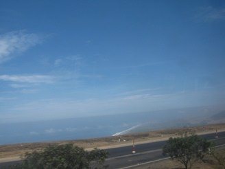 Panamericana, la vista a la costa de
                          Chancay 03
