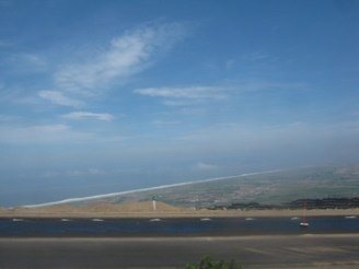 Panamericana, la vista a la costa de
                          Chancay 08