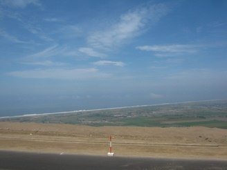 Panamericana, la vista a la costa de
                          Chancay 09
