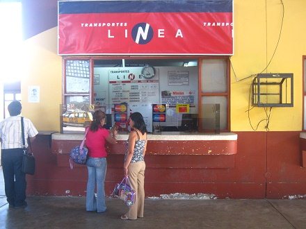 El puesto de la empresa L�nea