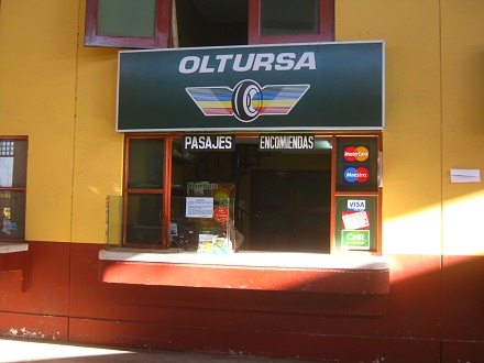 Puesto de la empresa Oltursa