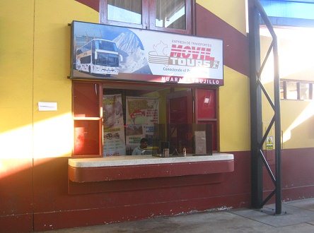 Puesto de la empresa Movil Tours