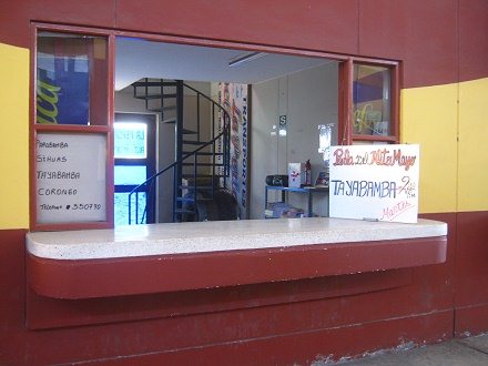 El puesto de la empresa Perla