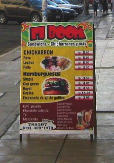 El jir�n Palacios con el caf� "El
                          Boom", la oferta