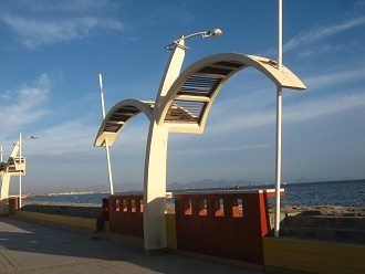 Bancos con techos como paloma
                                  volante 02