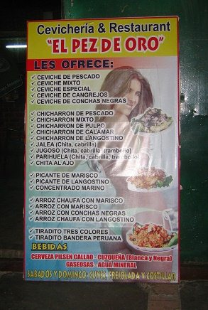 La oferta de la cevicer�a