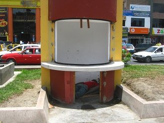 Puesto de venta abusado