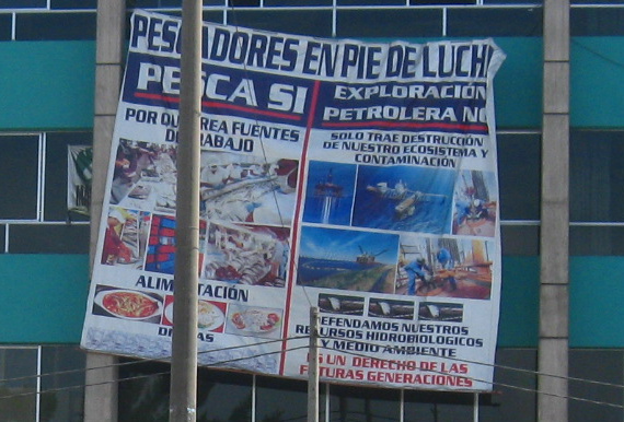 Transparente contra la exploraci�n
                        petrolera del mar